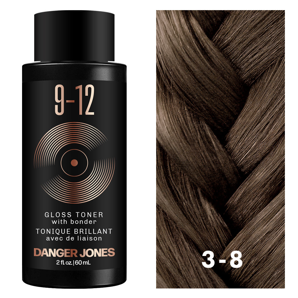 Gloss Toner con Bonder 3-8 Brown