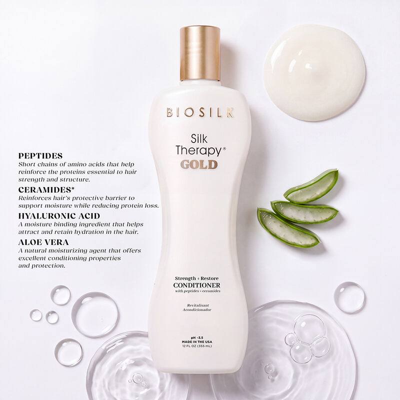 BioSilk Silk Therapy Gold Strength and Restore Conditioner