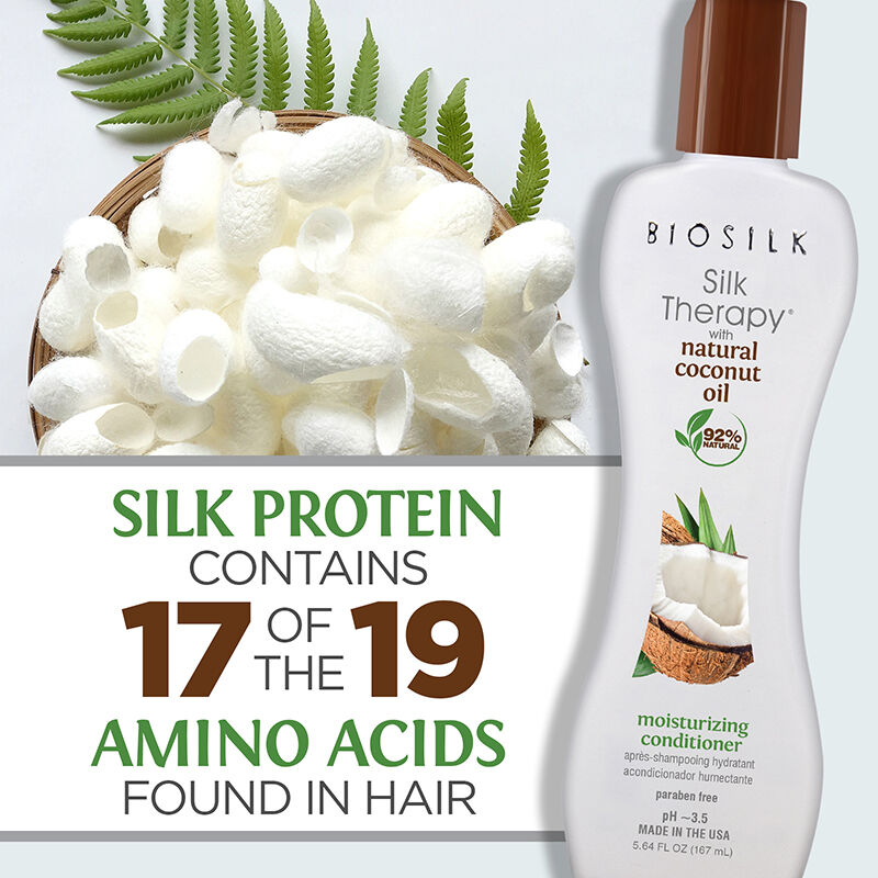 BioSilk Silk Therapy With Natural Coconut Oil Intense Moisture Kit