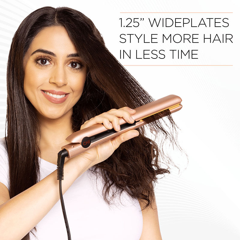 CHI 1.25 Inch Original Digital Ceramic Hairstyling Iron - Rose Gold