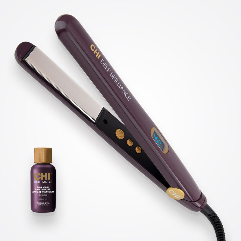 CHI Brilliance 1 Inch Black Titanium Hairstyling Iron