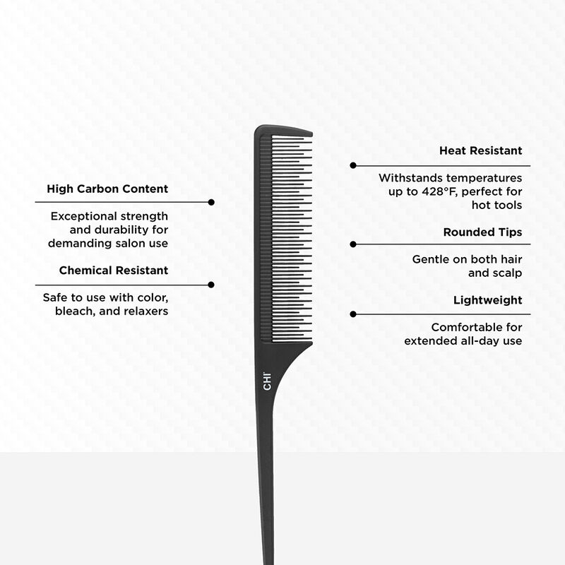 CHI Carbon Rat Tail Teasing Comb