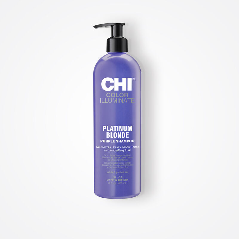 CHI Color Illuminate Platinum Blonde Purple Shampoo