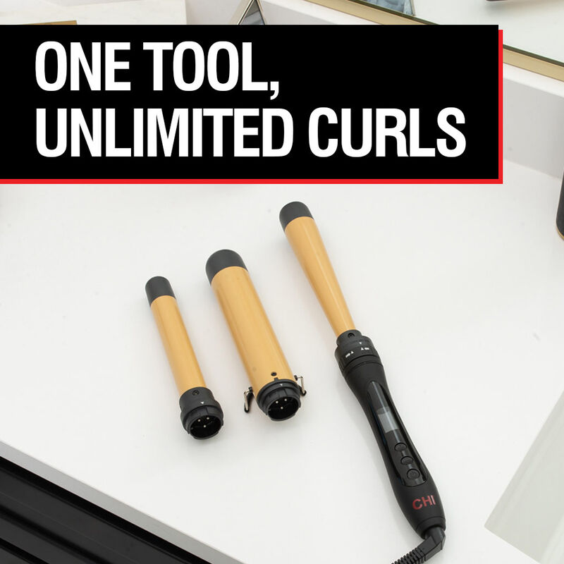CHI Interchangeable Curling Wand Kit