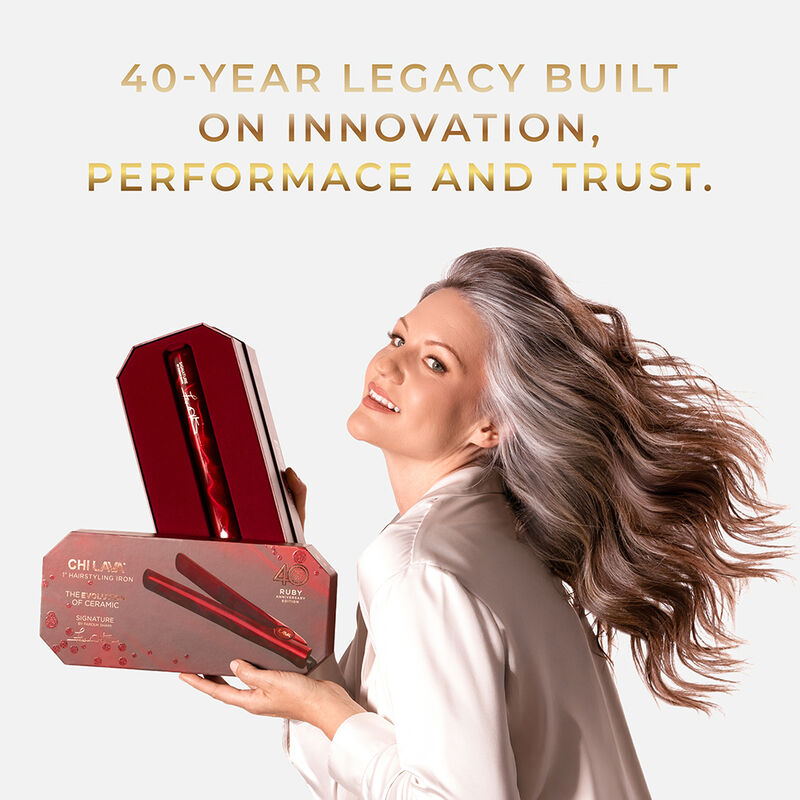 CHI LAVA Ruby Anniversary Edition 1 Inch Hairstyling Iron