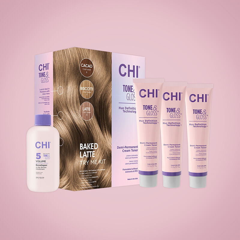 CHI Tone and Gloss Try Me Kit - Baked Latte