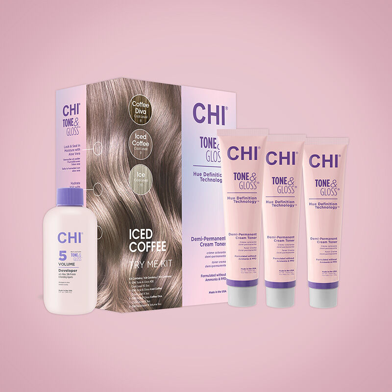 CHI Tone and Gloss Try Me Kit - Iced Coffee
