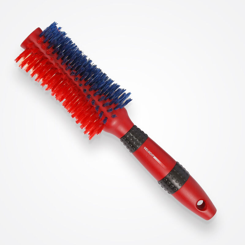 CHI Velocity Diagonal Red Boar Round Brush