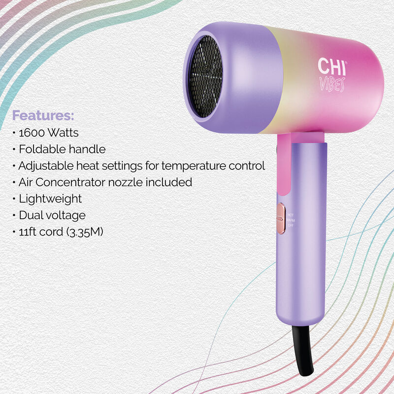 CHI Vibes "So Smooth" Compact Hair Dryer