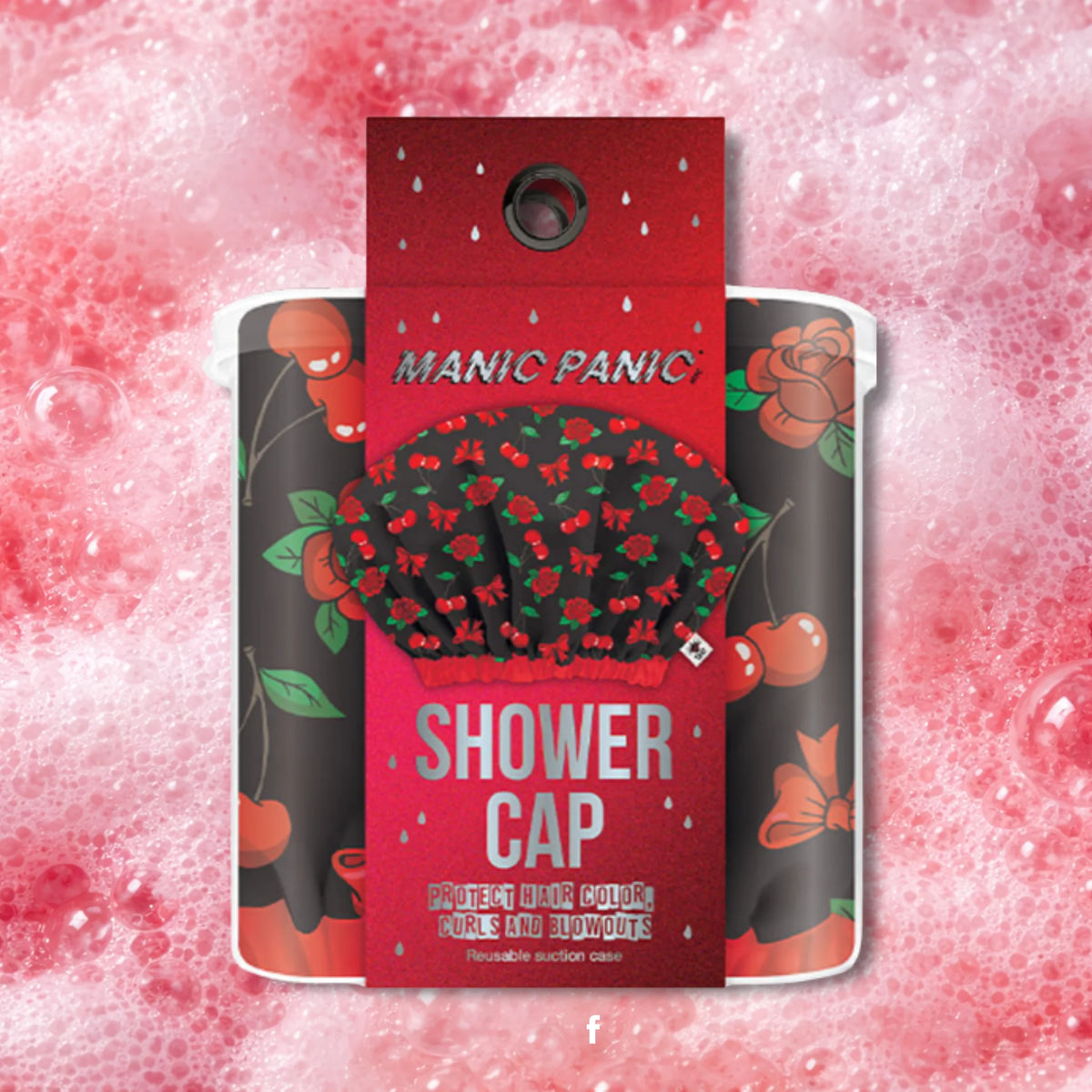 Manic Panic® – Cuffia doccia impermeabile foderata in raso