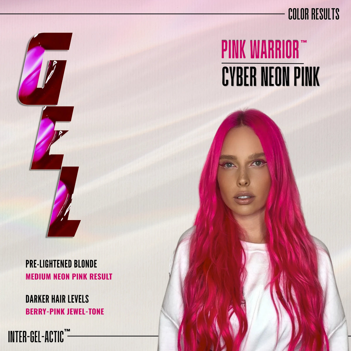 Pink Warrior – Colore semi-permanente in gel Inter-GEL-actic™