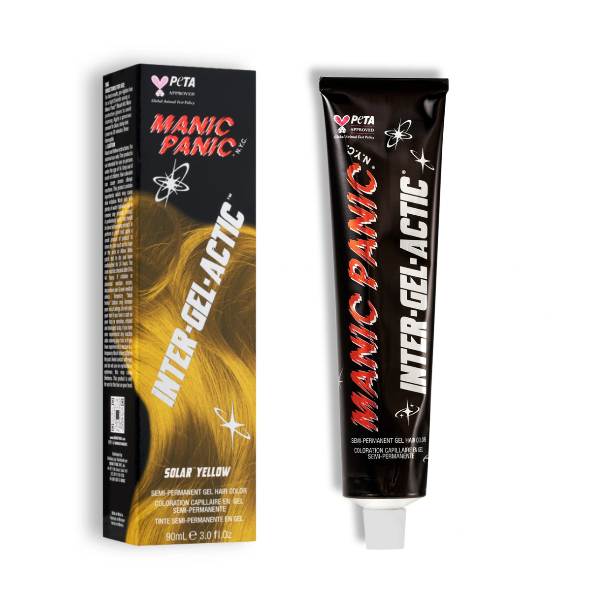 Solar Yellow – Colore semi-permanente in gel Inter-GEL-actic™